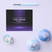 Der Veranstaltungsort - Indigoblau Flyer (Einzeln)