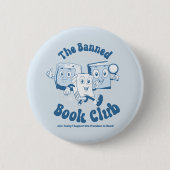 Der verbotene Buchklub Button (Vorderseite)