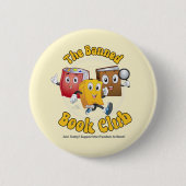 Der verbotene Buchklub Button (Vorderseite)