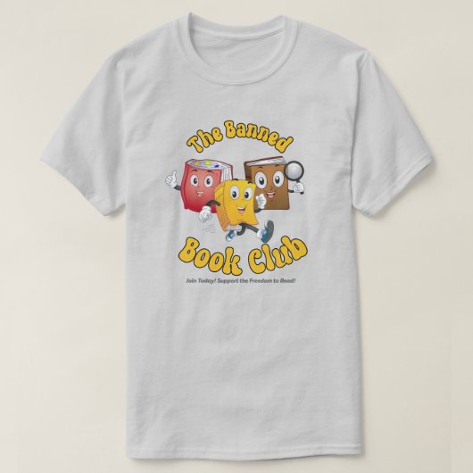 Der verbotene Buchklub T-Shirt (Design vorne)