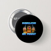 Der verbrannte Erdnuss Lustiger Goop Herr Erdnuss Button (Vorne & Hinten)