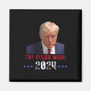 Der Verbrecher gewann Trump gewann Wahl Präsident Magnet