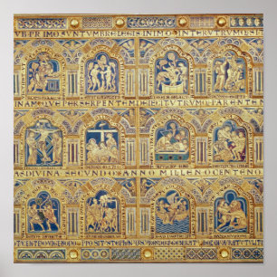 Der Verdun-Altar, dekorative Schilderung Poster