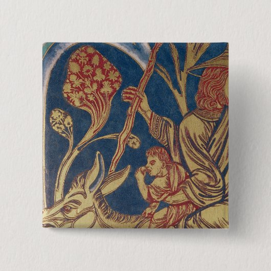 Der Verduner Altar, Detail von einer Plattengrenze Button (Vorderseite)