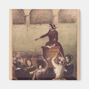 Der Verein der Frauen, c.1848 Magnet