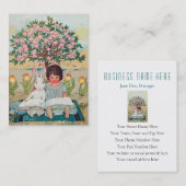 Der Verfasser der Kinder, Tutor, Visitenkarte (Vorne/Hinten)