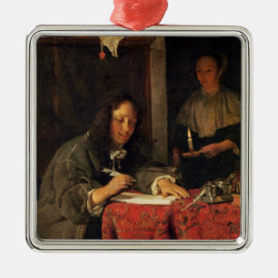 Der Verfasser Ornament Aus Metall