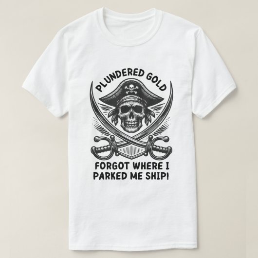 Der vergessene Pirat T-Shirt (Design vorne)