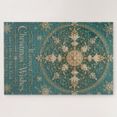 Der vergoldete Frost-Mandala Puzzle (Horizontal)