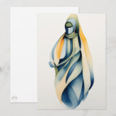 Der vergoldete Ritter Einladung (Vorne/Hinten)