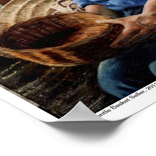 Der Verkauf von Gentle Basket Poster (Ecke)