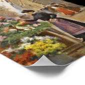 Der Verkäufer der Blume Poster (Ecke)