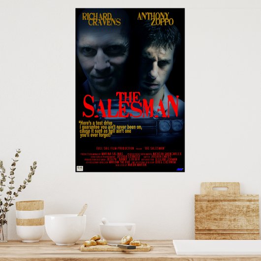 Der Verkäufer Poster (Küche)