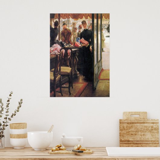Der Verkäufer von James Tissot Poster (Küche)