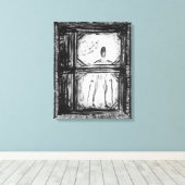 Der verkrüppelte Mann Leinwanddruck (Insitu (Holzboden))