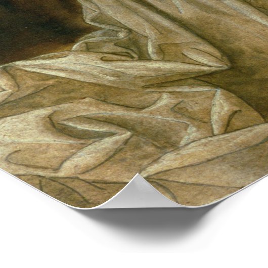 Der verkündende Engel Gabriel Poster (Ecke)