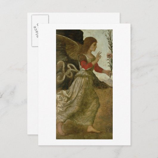 Der verkündende Engel Gabriel Postkarte (Vorne/Hinten)