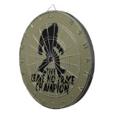 Der Verlass No Trace Champion Funny Bigfoot Dartscheibe (Vorderseite rechts)