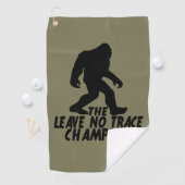 Der Verlass No Trace Champion Funny Bigfoot Golfhandtuch (Insitu)