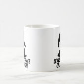 Der Verlass No Trace Champion Funny Bigfoot Kaffeetasse (Mittel)