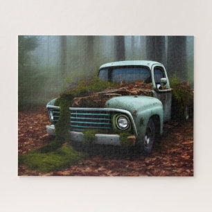 Der verlassene LKW Digitale Kunst Puzzle