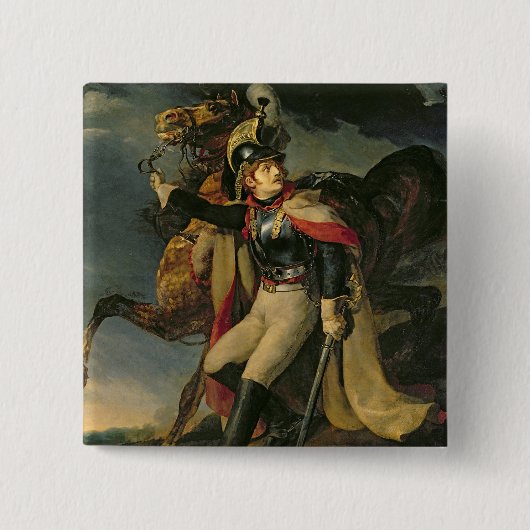 Der verletzte Cuirassier, 1814 Button (Vorderseite)