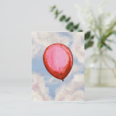 DER VERLORENE BALLOON ~ POSTKARTE (Stehend Vorderseite)