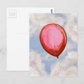 DER VERLORENE BALLOON ~ POSTKARTE (Vorne/Hinten)