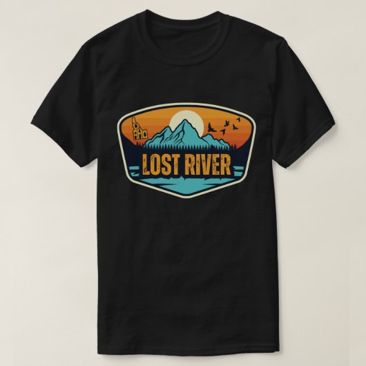 Der verlorene Fluss, Idaho T-Shirt (Design vorne)