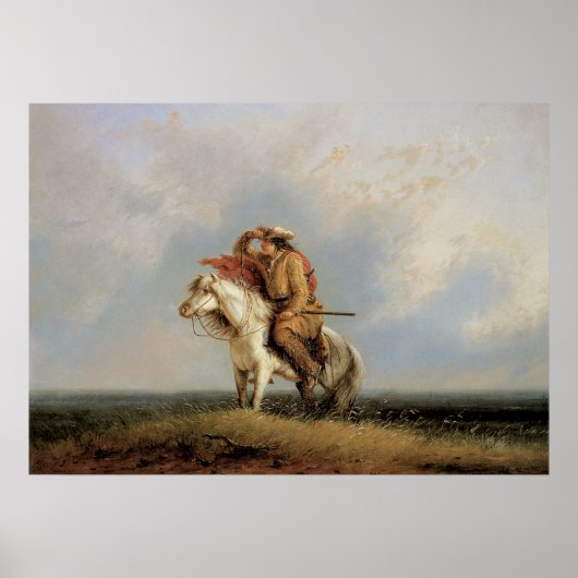 Der verlorene Greenhorn, verloren an der Prärie vo Poster (Vorne)