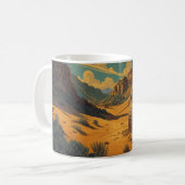 Der verlorene Schatz in der Wüste Kaffeetasse (Vorderseite Links)