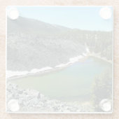 Der verlorene See, Oregon Glasuntersetzer (Rückseite)