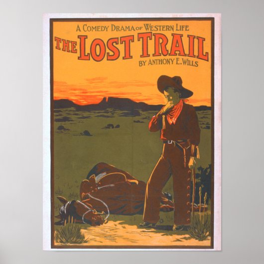 Der verlorene Weg - Comedy Drama Western Leben Poster (Vorne)