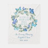 Der Verlust der Schmetterlingsmaske an der Mutter Fleecedecke (Vorderseite)