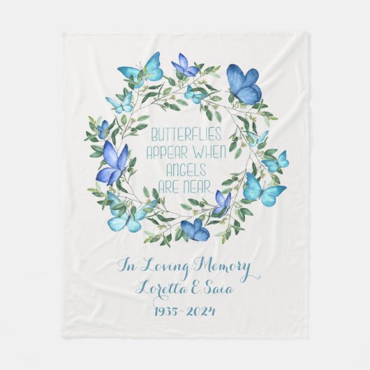 Der Verlust der Schmetterlingsmaske an der Mutter Fleecedecke (Vorderseite)