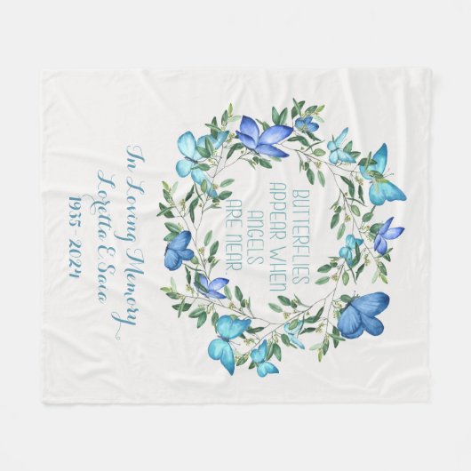 Der Verlust der Schmetterlingsmaske an der Mutter Fleecedecke (Vorderseite (Horizontal))