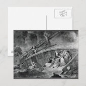 Der Verlust des Ost-Indiamans Postkarte (Vorne/Hinten)