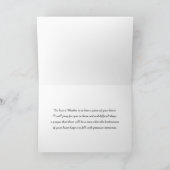 Der Verlust einer Mutter - Beileidskarte Karte (Innenseite)