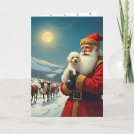 Der Verlust eines Haustieres bei Weihnachten Dankeskarte