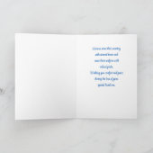 Der Verlust von Veteran Loved One Sympathy Card Dankeskarte (Innenseite)