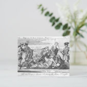 Der vermögende Arzt oder Amerika schluckt Postkarte (Stehend Vorderseite)