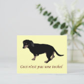 Der Verrat an Doggy-Bildern Postkarte (Stehend Vorderseite)