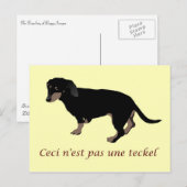 Der Verrat an Doggy-Bildern Postkarte (Vorne/Hinten)