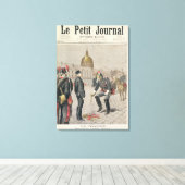 Der Verräter Die Erniedrigung von Alfred Dreyfus Leinwanddruck (Insitu (Holzboden))