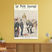Der Verräter Die Erniedrigung von Alfred Dreyfus Leinwanddruck (Insitu (Wohnzimmer))