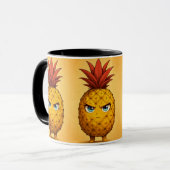 DER VERRÜCKTE ANANAS TASSE (Vorderseite Links)