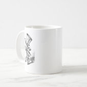 Der verrückte Hatter Kaffeetasse (Vorderseite Links)