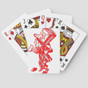 Der verrückte Hutmacher Spielkarten