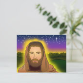 Der verschuldete Herr Jesus Postkarte (Stehend Vorderseite)