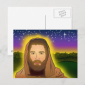 Der verschuldete Herr Jesus Postkarte (Vorne/Hinten)
